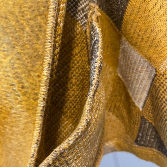 NWOT Soft Surroundings Fall Fling Sweater Jacket Size Petite Small Yellow Gray - Picture 6 of 7